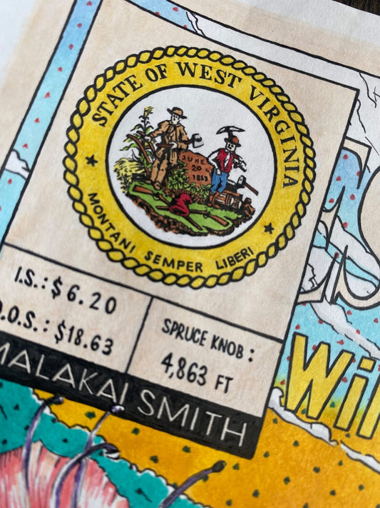 "WV Comic Book" Print