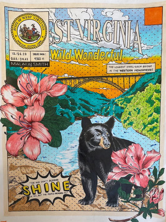"WV Comic Book" Print