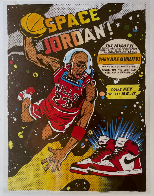 "Space Jordan" Fan Art Print