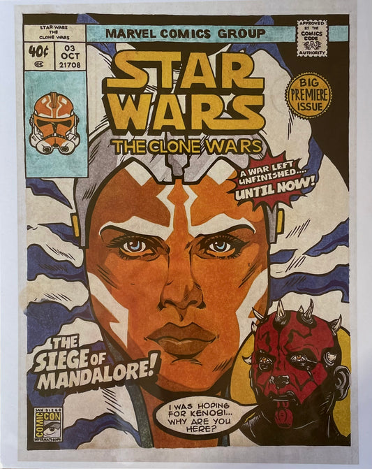 "Star Wars Comic" Fan Art Print