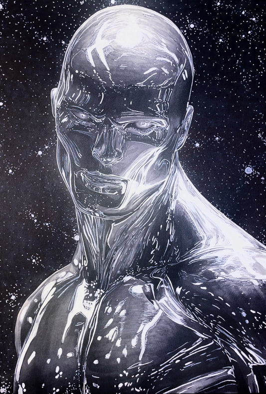"Silver Surfer" Fan Art Print